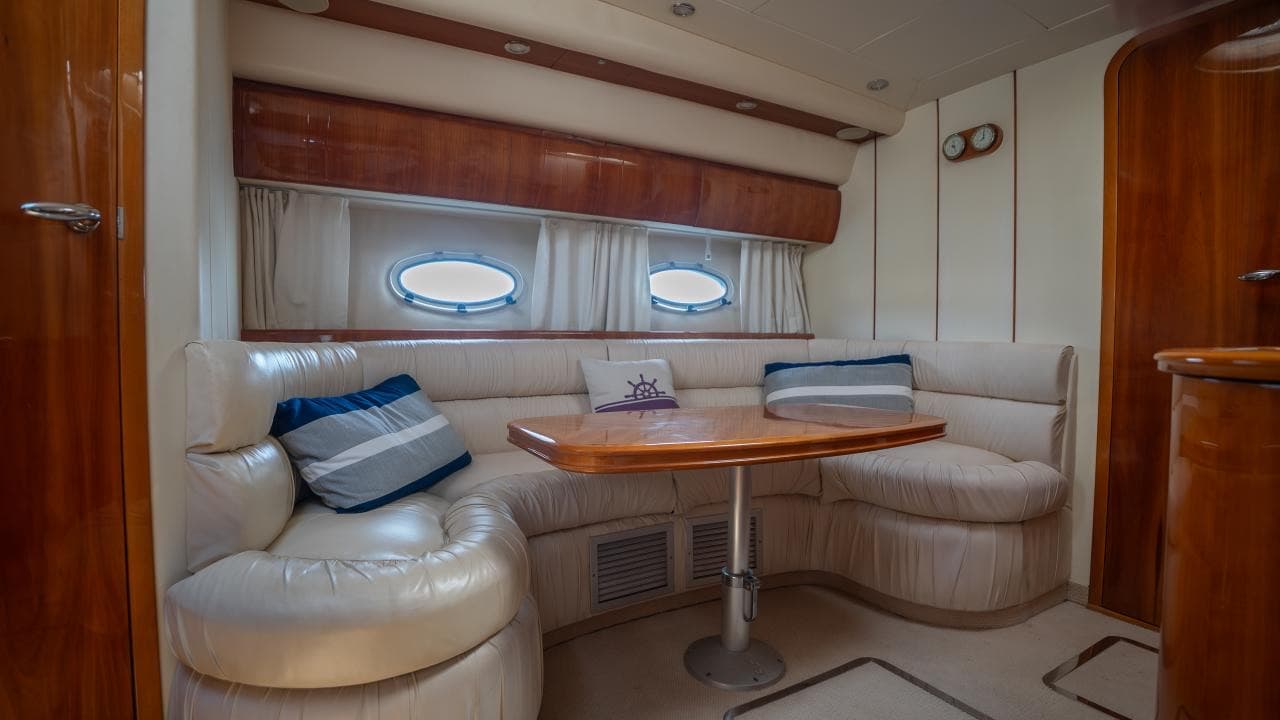Princess V42, yacht charter on the French Riviera (9)