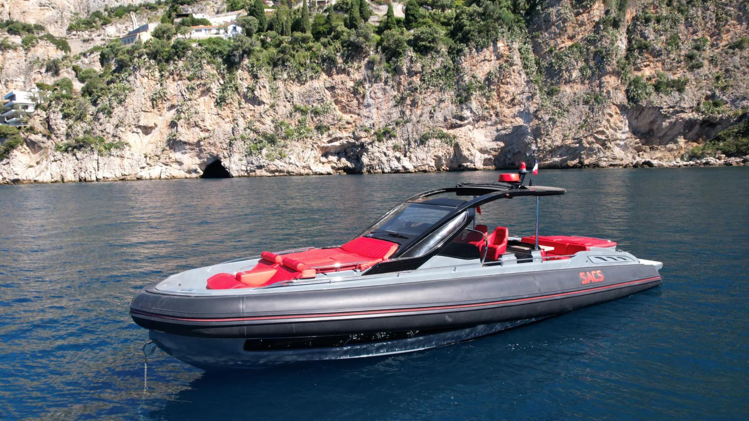 Sacs Rebel 47, yacht charter on the French Riviera